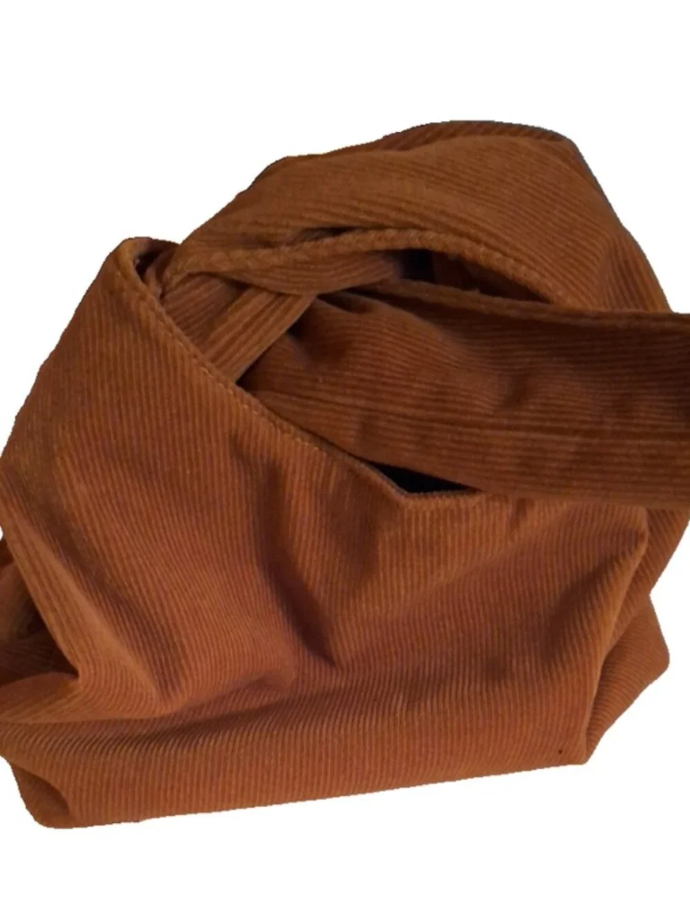 Merit Signature Corduroy Tie Top Cosmetic BAG Influencer Favorite Brown BOHO
